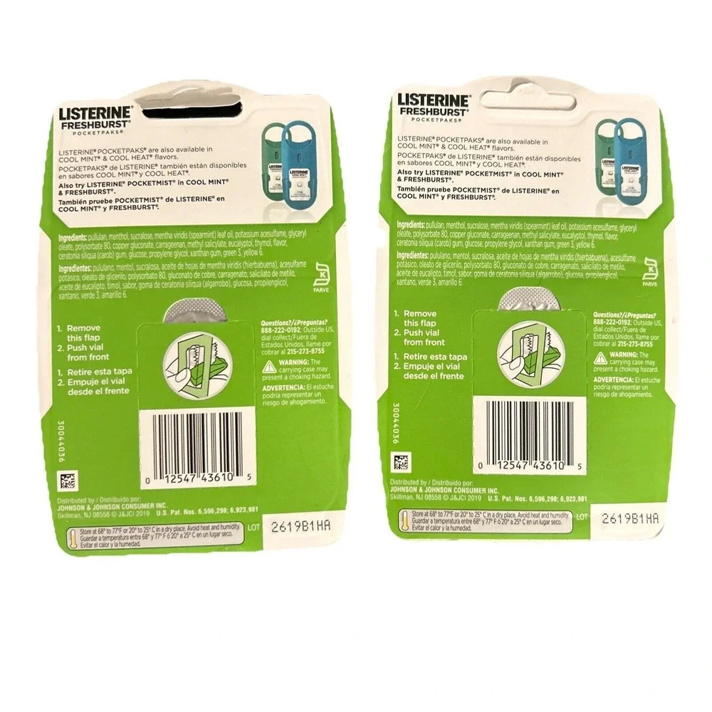 LISTERINE Freshburst- 2‎ PocketPaks FreshBurst - 48 Strips